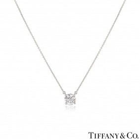 Tiffany & Co. Platinum Diamond Pendant 1.29ct H/VS1 XXX